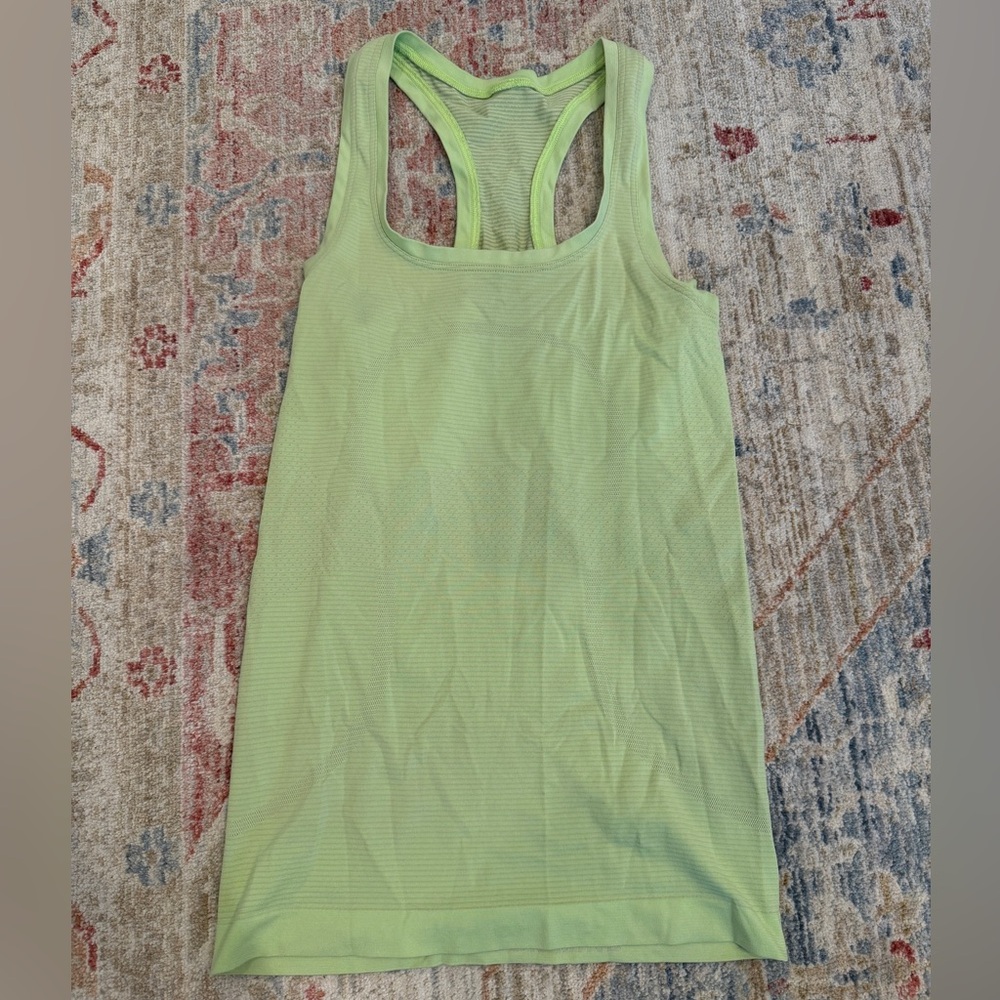 Lululemon Women's Green/lime Racerback tank top regular length